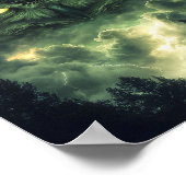 Sturm-Eulen-Wächter Poster (Ecke)