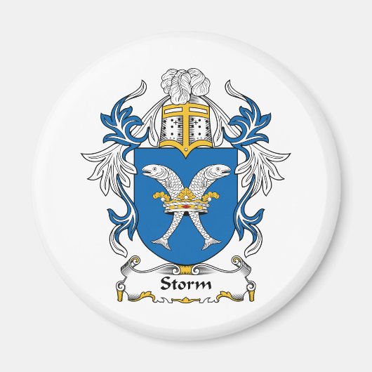 Sturm-Familienwappen Magnet (Vorne)