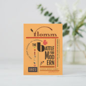 Sturm für MODern Sachplakat Postkarte (Stehend Vorderseite)