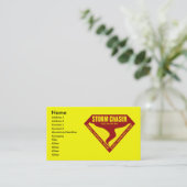 STURM-GELEITBOOT-AUGEN AUF DEN VISITENKARTE (Stehend Vorderseite)