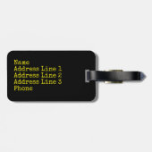 Sturm-Geleitboot-Haken-Echo-Radar-Bild Gepäckanhänger (Rückseite horizontal)