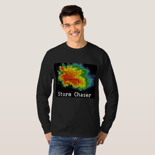Sturm-Geleitboot-Haken-Echo-Radar-Bild T-Shirt (Vorne ganz)