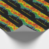 Sturm-Geleitboot-Radar-Bild Geschenkpapier (Ecke)