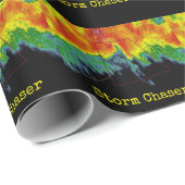 Sturm-Geleitboot-Radar-Bild Geschenkpapier (Rolleneckpunkt)