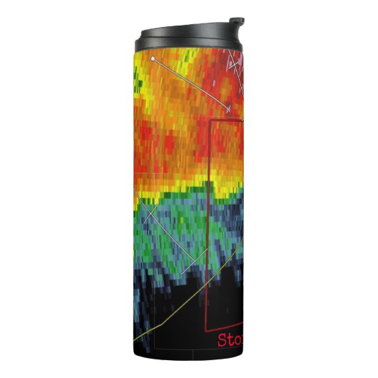 Sturm-Geleitboot-Radar-Bild Thermosbecher (Nach links gedreht)