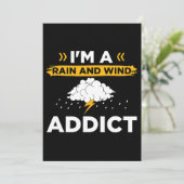 Sturm Hunter Design für Tornado Hunter Storm Spott Einladung (Stehend Vorderseite)