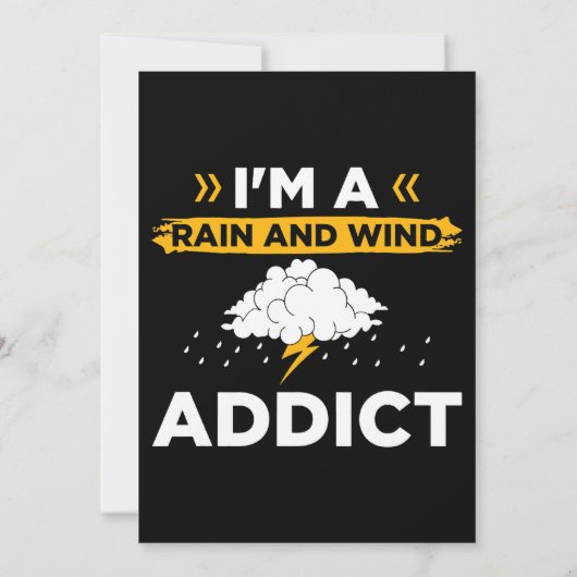 Sturm Hunter Design für Tornado Hunter Storm Spott Einladung (Rückseite)