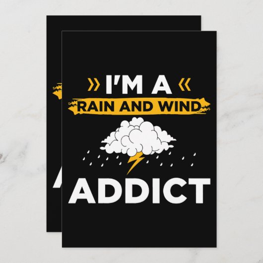 Sturm Hunter Design für Tornado Hunter Storm Spott Einladung (Vorne/Hinten)