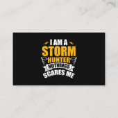 Sturm Hunter Design für Tornado Hunter Storm Spott Visitenkarte (Rückseite)