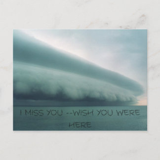 Sturm, ICH FEHLE DICH - WISSEN SIE HIER WAREN Postkarte