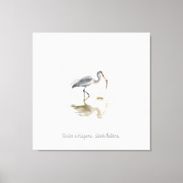 Sturm im Wasser Leinwanddruck