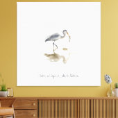 Sturm im Wasser Leinwanddruck (Insitu (Wohnzimmer))