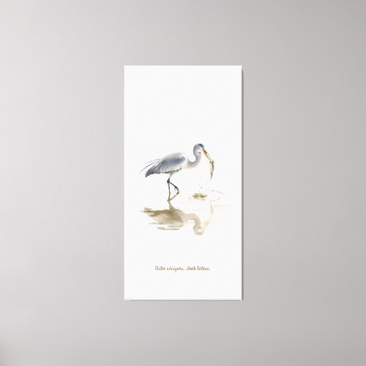 Sturm im Wasser Leinwanddruck (Vorderseite)