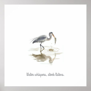Sturm im Wasser Poster