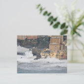 Sturm in Camogli Postkarte (Stehend Vorderseite)