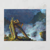 Sturm in den Bergen durch die Frederic Edwin Churc Postkarte (Vorderseite)