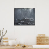 Sturm in der Nordsee 1940. 2006 Poster (Küche)