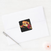 Sturm in die Höhe 2 Quadratischer Aufkleber (Umschlag)