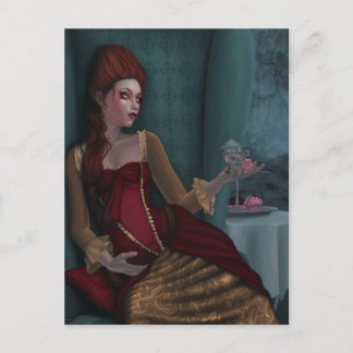 Sturm in einem Teacup Postkarte