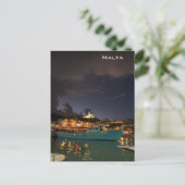 Sturm in Malta Postkarte (Stehend Vorderseite)
