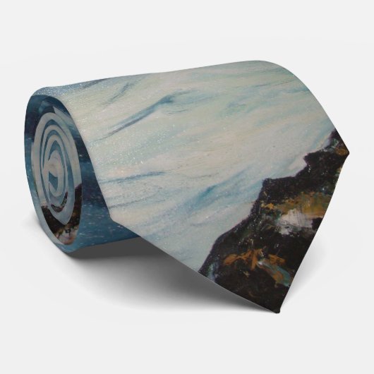 Sturm in Meer Krawatte (Gerollt)