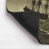 Sturm in Meer Mousepad (Ecke)
