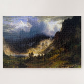 Sturm in Rocky Mountains, Rosalie, Bierstadt Puzzle (Horizontal)