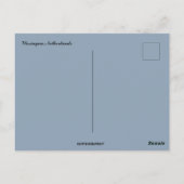 Sturm in Vlissingen Niederlande Postkarte (Rückseite)