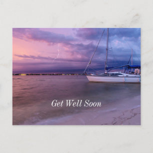 Sturm kommt nach Navarre Florida Gute Besserung Postkarte