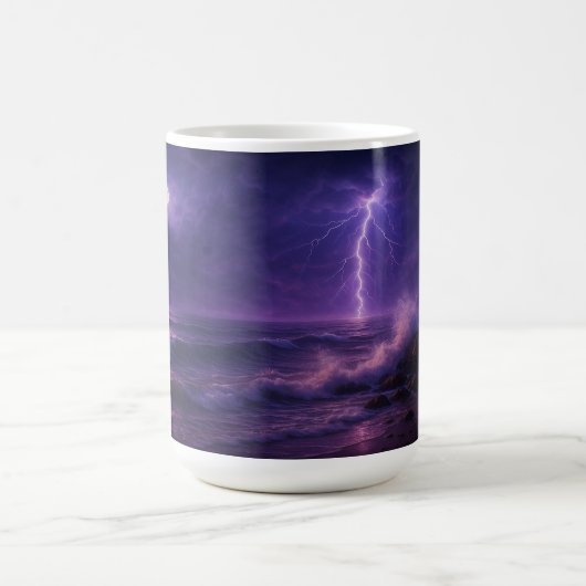 Sturm Moon steigt Kaffeetasse (Mittel)