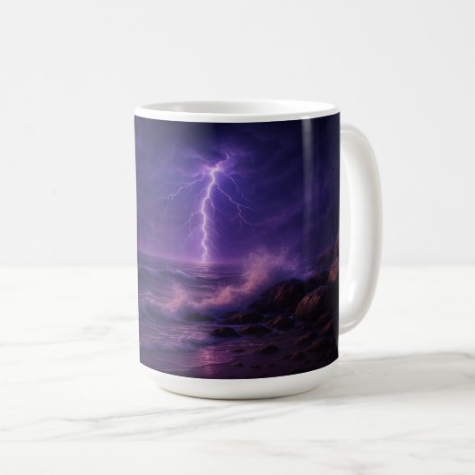 Sturm Moon steigt Kaffeetasse (VorderseiteRechts)