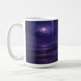 Sturm Moon steigt Kaffeetasse