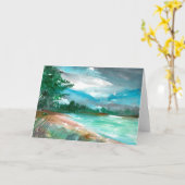 Sturm nähert karte (Gelbe Blume)