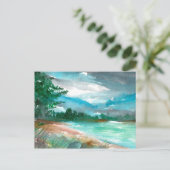 Sturm nähert postkarte (Stehend Vorderseite)