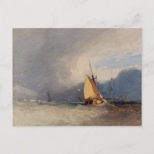 Sturm nähert sich 1830 postkarte