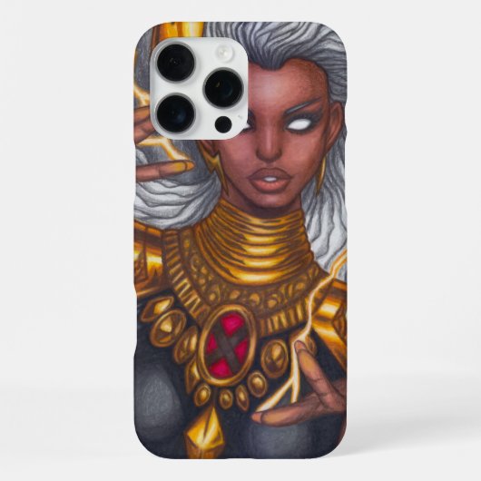 Sturm ~ Ororo Munroe iPhone Hülle (Rückseite)