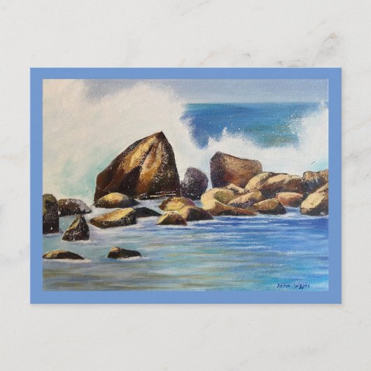 Sturm-Postkarte Postkarte (Vorderseite)