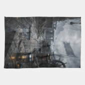 Sturm-Rückstand — Piratenschiff-Nachwehen Geschirrtuch (Horizontal)