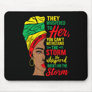 Sturm schwarze Frauen Junettel 1865 Freiheit Afrik Mousepad