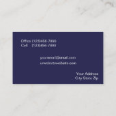 Sturm Shutters Visitenkarten Visitenkarte (Rückseite)