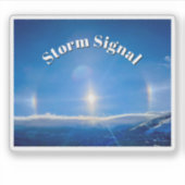 Sturm Signal Sundog Aufkleber (Vorderseite)