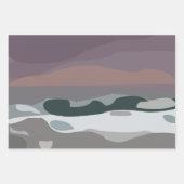 Sturm Sky Cloud Sea Waves Seascape Geschenkpapier Set (Vorderseite 3)