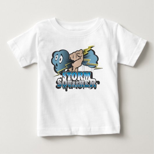 Sturm Squasher Baby Baby T-shirt (Vorderseite)
