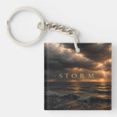 Sturm - Tiefe Gewässer Schlüsselanhänger (Vorderseite)