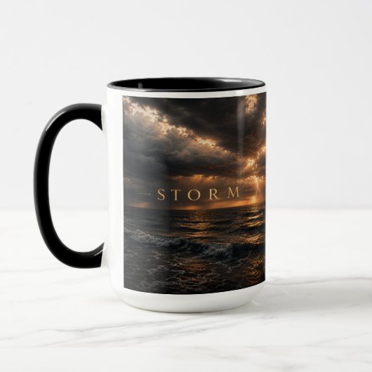 Sturm - Tiefe Gewässer Tasse (Links)