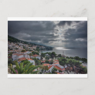 Sturm über Brela, Kroatien Postkarte