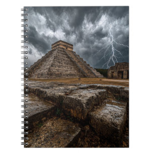 Sturm über Chichen Itza-Notebook Notizblock