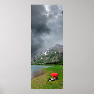 Sturm über dem Maroon-See / Peak Colorado Poster