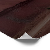 Sturm über dem Plateau Poster (Ecke)