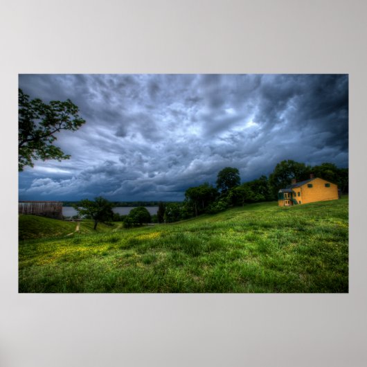 Sturm über dem Potomac Poster (Vorne)